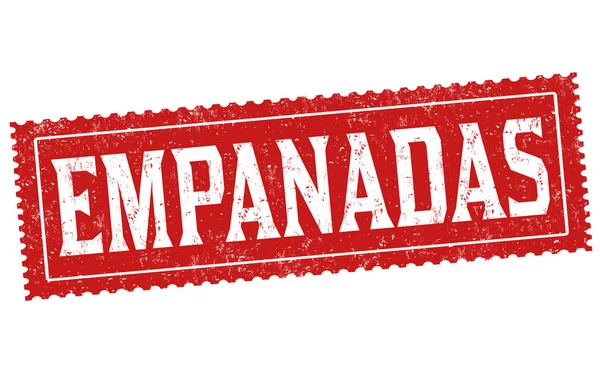 Empanadas Знак Або Штамп Білому Тлі Векторні Ілюстрації — стоковий вектор