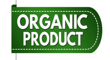 Organik ürün banner tasarımı