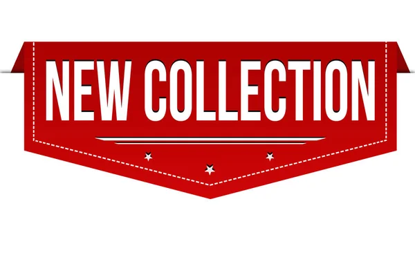 新しいコレクションのバナー デザイン — ストックベクタ
