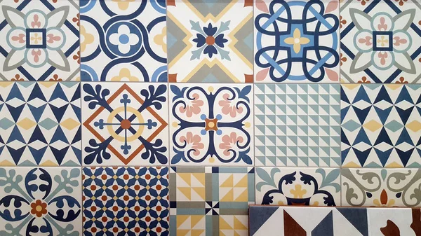 Azulejos em estilo oriental — Fotografia de Stock