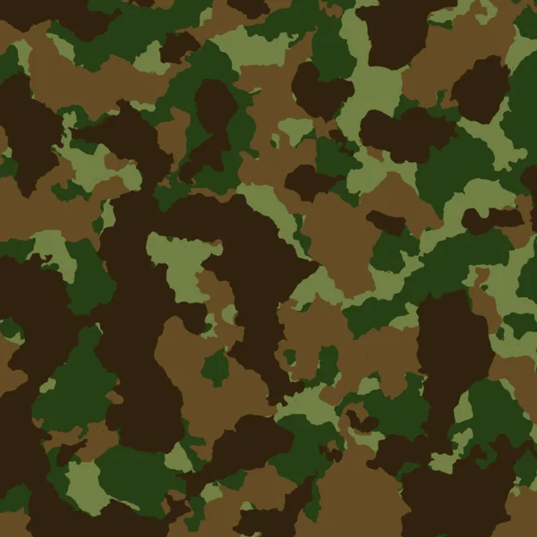 Military or hunting camouflage background texture — Stock Vector