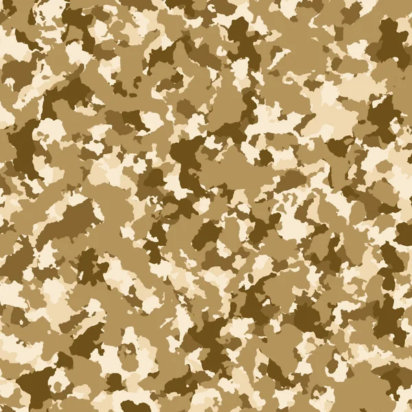 Brown military camouflage background texture — Stock Vector