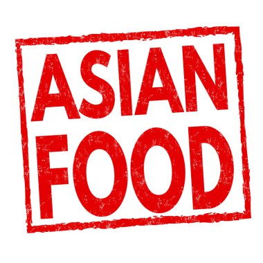 Asya gıda işareti veya damga