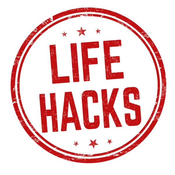 Známky života hacky nebo razítko — Stockový vektor