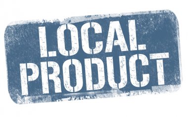 Local product sign or stamp clipart