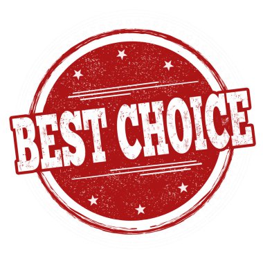 En iyi seçim işareti veya damga 