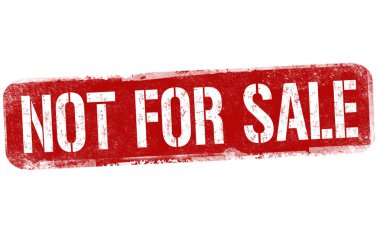 Satış işareti veya damga için değil