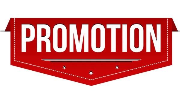 Promotion banner design — Stock Vector
