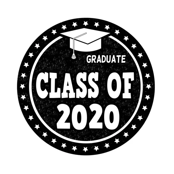2020年スタンプのクラス — ストックベクタ