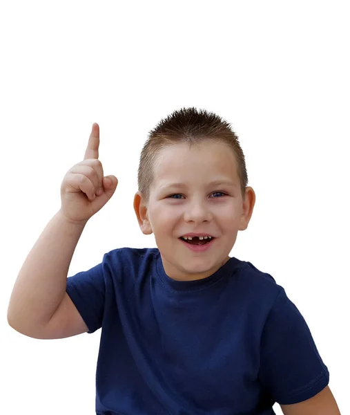 Cute little boy child  who just has got an idea Royalty Free Stock Images