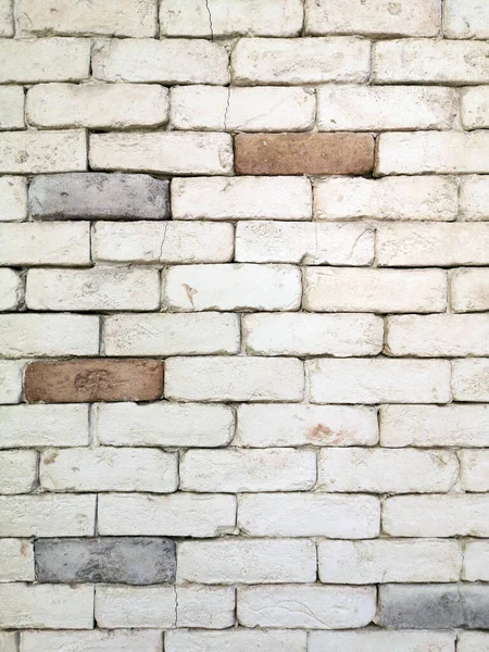 White Brick Wall Texture Background — Stock Photo, Image