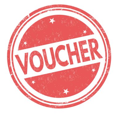 Beyaz arkaplanda fiş imzası veya pul, vektör illüstrasyonu