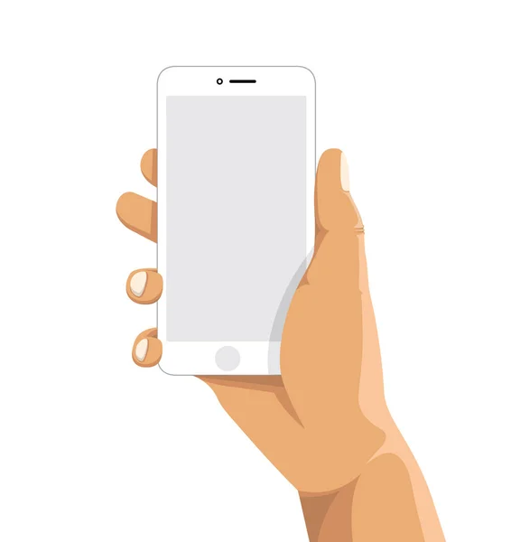 Tenir Téléphone Portable — Image vectorielle