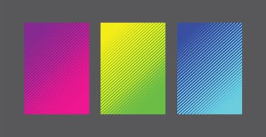 Çizgi deseni arka plan kümesi a4 Fading