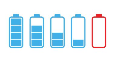 Pil şarj düzeyi siyah