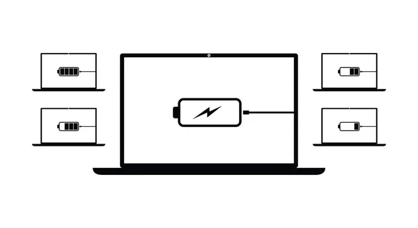 Значок Зарядки Аккумулятора — стоковый вектор