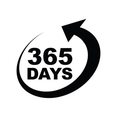 Yılın 365 günü ikonu. 