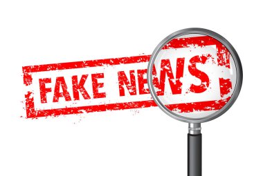 Sahte haber pencere boyutu bir cep telefonu