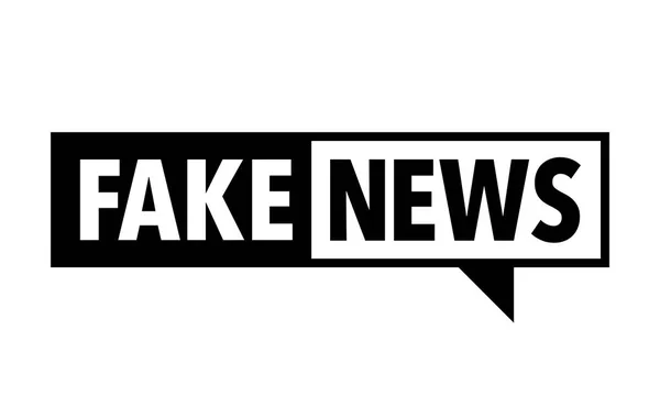 Eine Fake News Ikone — Stockvektor