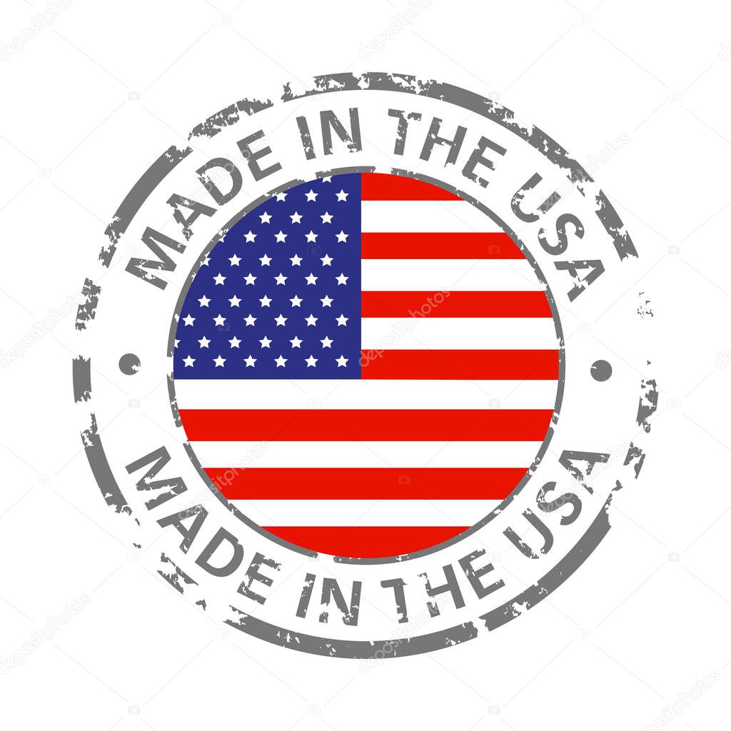 made in america flag grunge icon