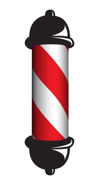 A Barber pole — Stock Vector