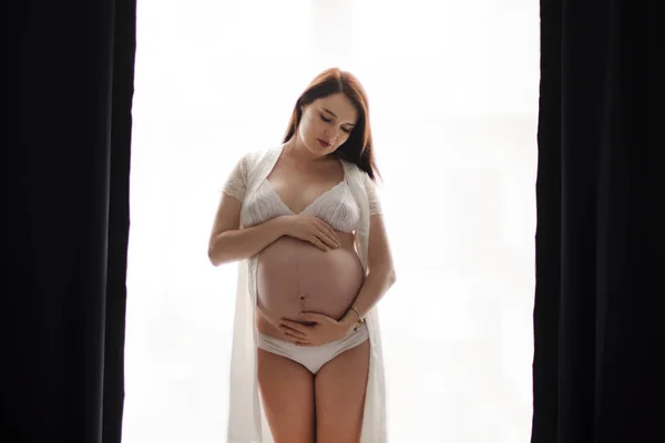 Terhes nő állapota — Stock Fotó