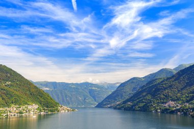 Dağ Manzaralı Como Gölü