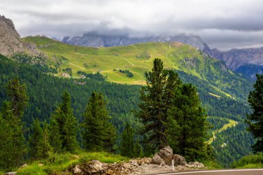 Alpler Dağları 'nın panoramik manzarası