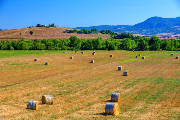 Vista Panorámica Día Primavera Paisaje Rural Italiano —  Fotos de Stock