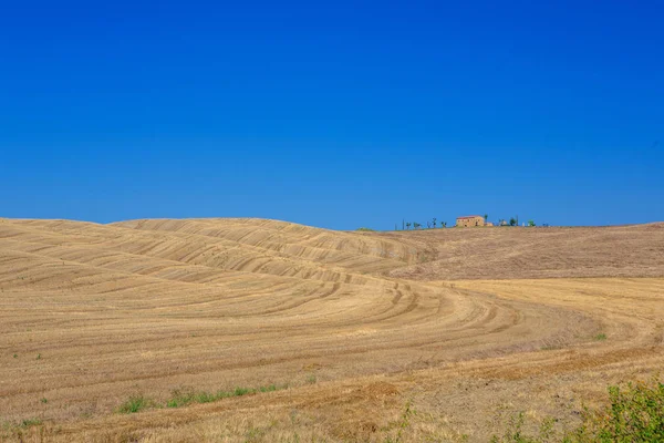 Vista Panoramica Una Giornata Primaverile Nel Paesaggio Rurale Italiano — Foto Stock
