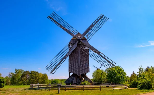 Kleurrijke Windmolen Gifhorn Zomer — Stockfoto