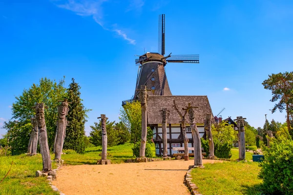 Colorful Windmill Gifhorn Summer — Stock Photo, Image