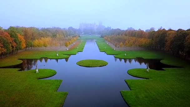 Aerea Germania Castello Schwerin Schloss Schwerin . — Video Stock