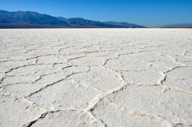 Badwater Havzası Ölüm Vadisi, Kaliforniya, ABD.
