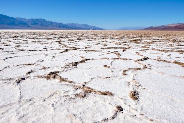 Badwater Havzası Ölüm Vadisi, Kaliforniya, ABD.