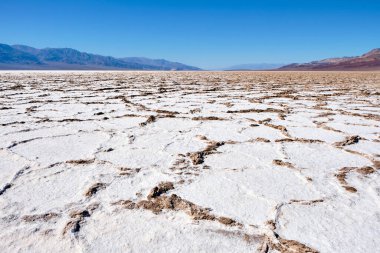 Badwater Havzası Ölüm Vadisi, Kaliforniya, ABD.