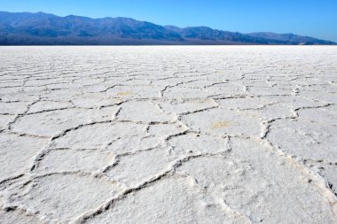 Badwater Havzası Ölüm Vadisi, Kaliforniya, ABD.