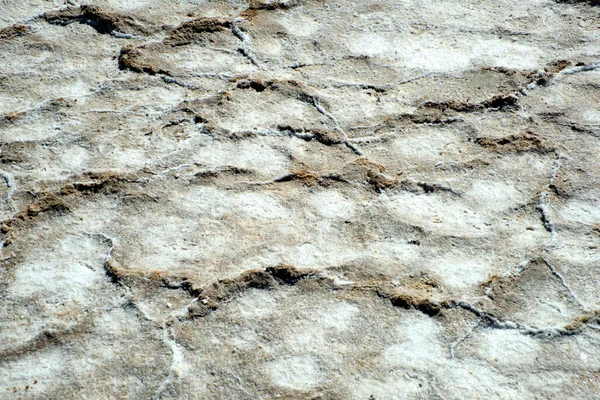 Sel cristallisé dans le bassin Badwater dans la vallée de la Mort. — Photo