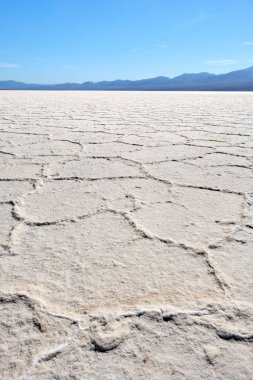 Badwater Havzası Ölüm Vadisi, Kaliforniya, ABD.