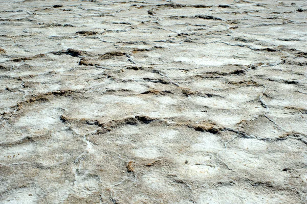 Sale Cristallizzato Nel Bacino Badwater Nella Death Valley California Usa — Foto Stock