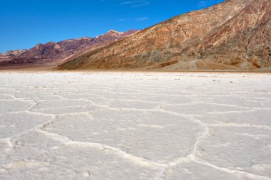 Badwater Havzası Ölüm Vadisi, Kaliforniya, ABD.