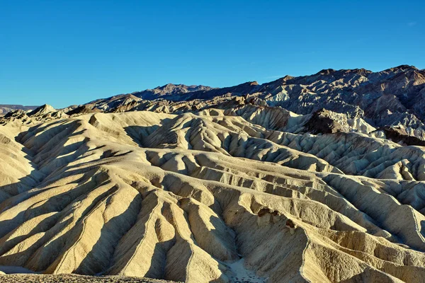 Zabriski Point Mudstones Forme Badlands Death Valley National Park Californie — Photo