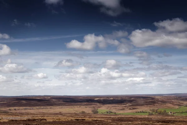 Vue Sur Paysage Des Landes York Nord Angleterre — Photo