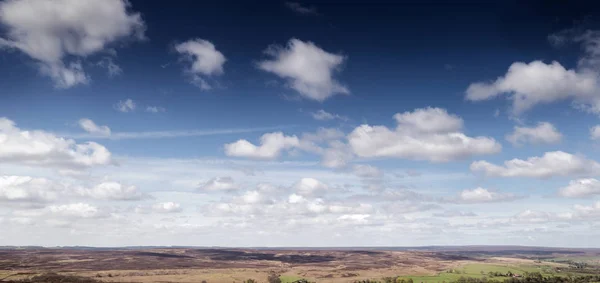 Vista Panorâmica North York Moors Inglaterra — Fotografia de Stock