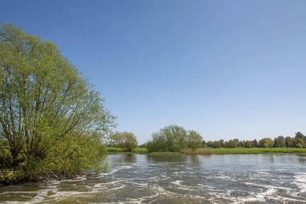 Landsacape Imagen Campos Verdes Houghton Cambridgeshire Inglaterra —  Fotos de Stock