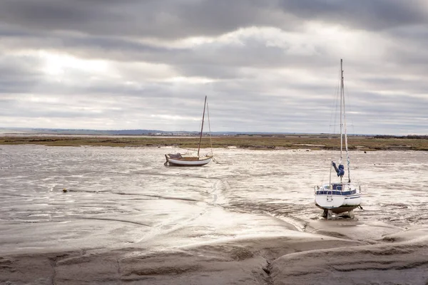 Zobrazení Šířku Kolem Maldon Heybridge — Stock fotografie