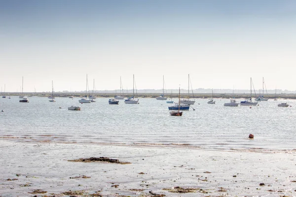 Paesaggio Imge Barche Sul Mare Preso Mersea Ovest Essex Inghilterra — Foto Stock