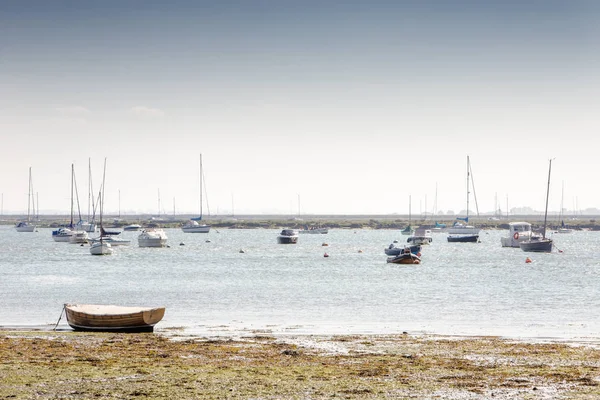 Paesaggio Imge Barche Sul Mare Preso Mersea Ovest Essex Inghilterra — Foto Stock