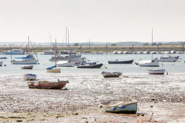 Landschap Imge Van Boten Zee Ontleend Aan West Mersea Het — Stockfoto