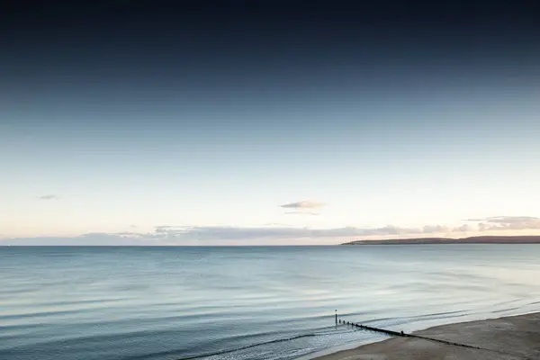 Seascape Image Coastline Bournemouth — Stock Photo, Image